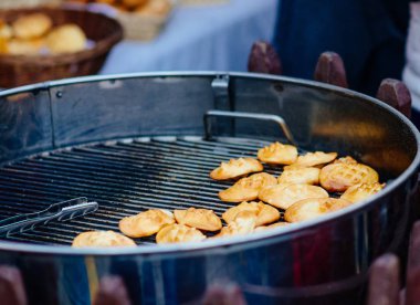 Izgara Lehçe geleneksel füme peynir oscypek