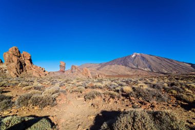 Teide yanardağı Tenerife el üzerinde göster.