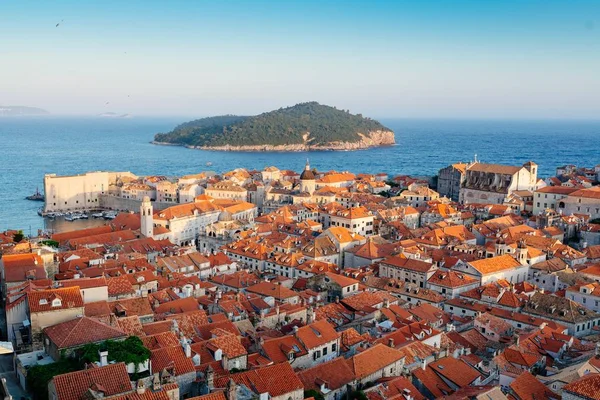 Prachtig uitzicht op de oude stad Dubrovnik. — Stockfoto