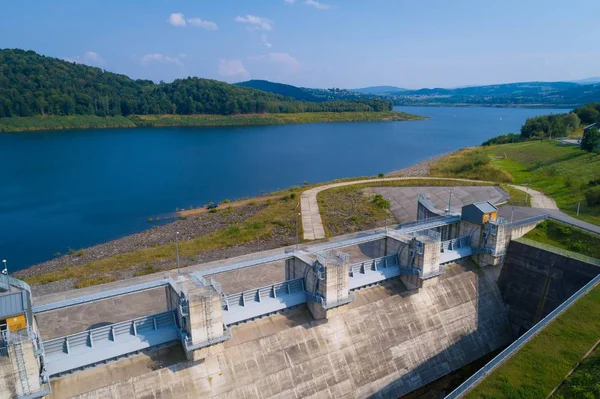Swinna Poręba su rezervuar havadan görünümü