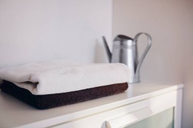 temiz temiz havlu yığını