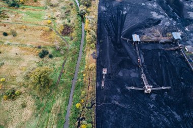 Coal mine in Silesia, Poland. clipart