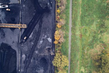Coal mine in Silesia, Poland. clipart