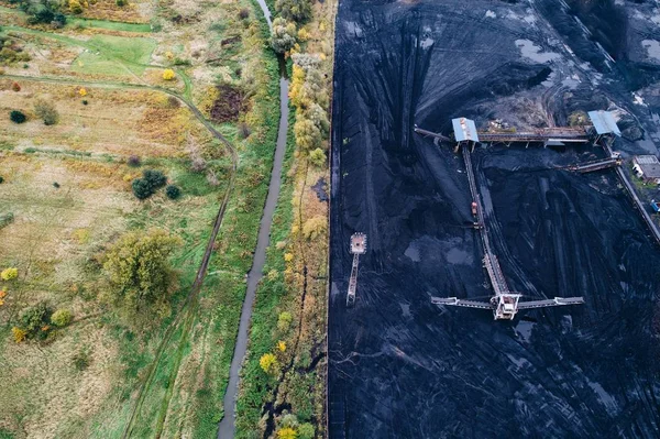 シレジア、ポーランドの石炭鉱山. — ストック写真