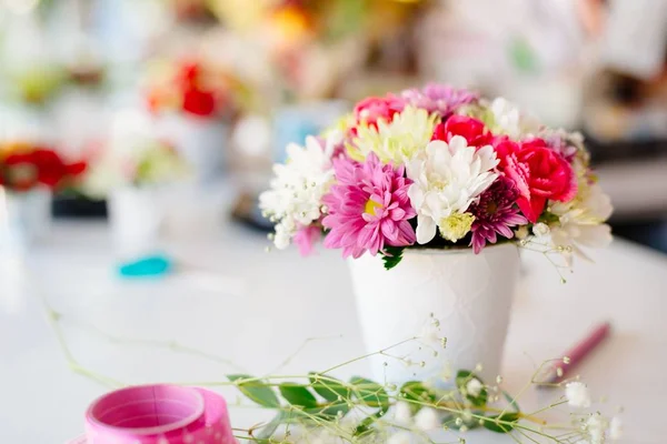 Colorful gerbera daisies — Stock Photo, Image