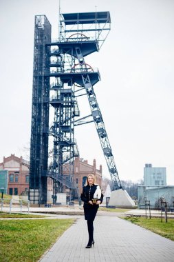 Çalışan kadın madenci gala geçit üniforma.