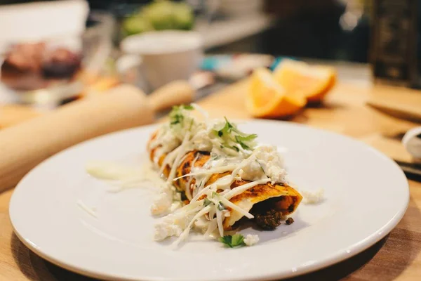 Deliciosa enchilada mexicana . —  Fotos de Stock