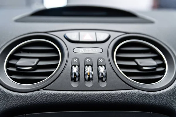 Modern car air conditioner and ventilation system.