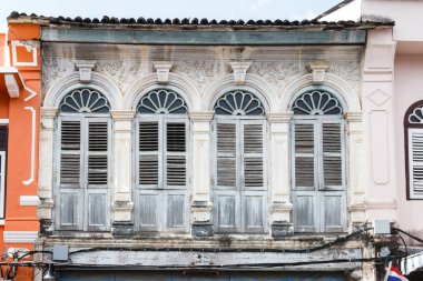 Eski Sino Portekiz tarzı mimarlık evi