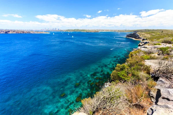 Widok na port w Sydney z North Point — Zdjęcie stockowe