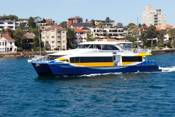 Manly fast ferry draagvleugelboot — Stockfoto