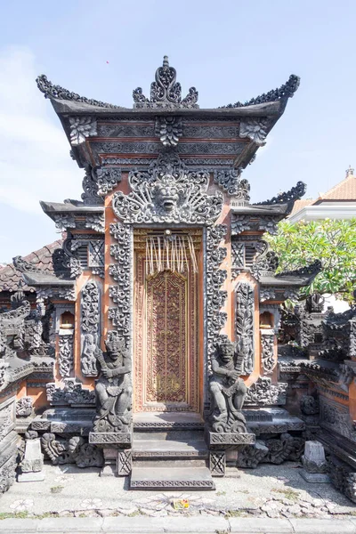 Puerta Del Templo Hindu Bali Indonesia —  Fotos de Stock