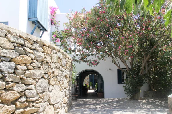 Chora Mykonos Yunanistan Sakin Bir Yerleşim Yeri — Stok fotoğraf