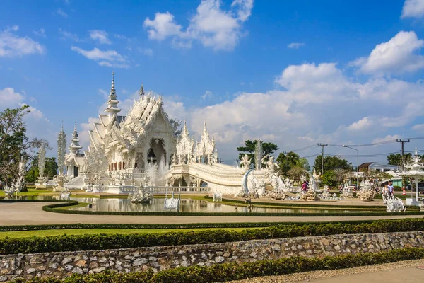 Wat Rong Khun Templo Budista Chiang Rai Tailândia — Fotografia de Stock