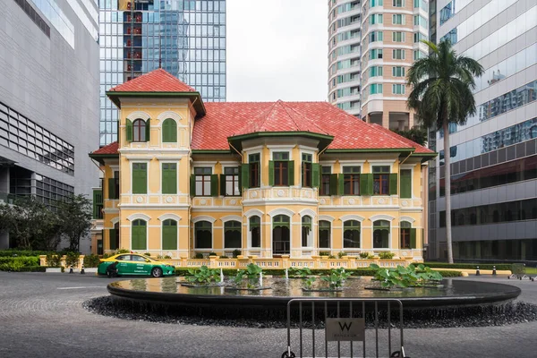 Bangkok Tailandia Noviembre 2015 Edificio Restaurado Que Ahora Forma Parte — Foto de Stock