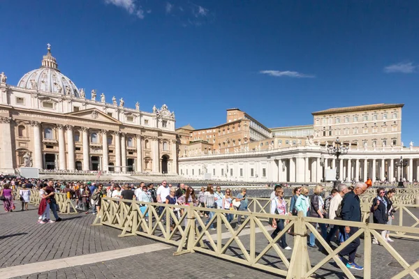 Ватикан Рим Италия Сентября 2017 Года Посещение Апостольского Дворца Площади — стоковое фото