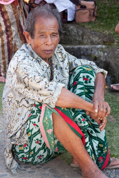 インドネシアのバリ人の老人 — ストック写真
