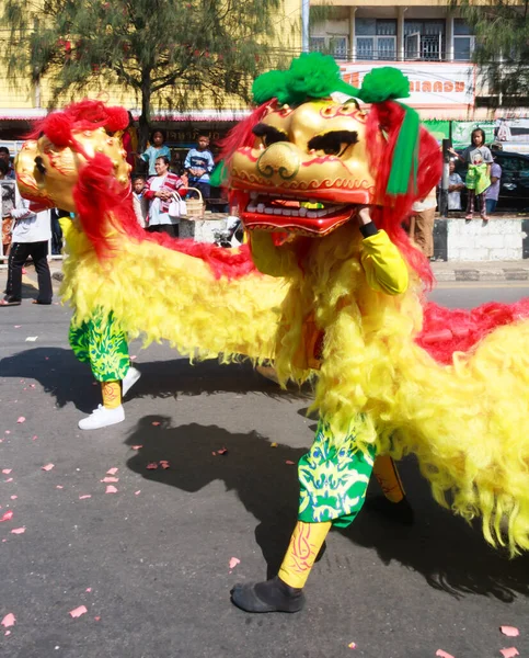 Khon Kaen Novembre 2009 Dragon Chinois Festival Soie Est Événement — Photo