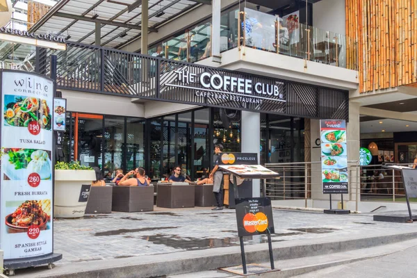 Phuket Thailand Januar 2017 Coffee Club Café Bar Restaurant Strand — Stockfoto