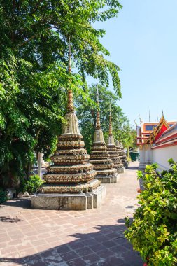 Wat Pho, Bangkok, Tayland 'da Stupas