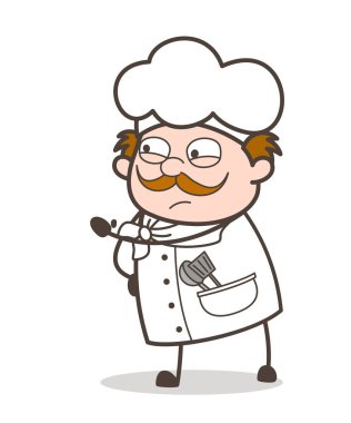 Karikatür tahriş Şef ifade vektör