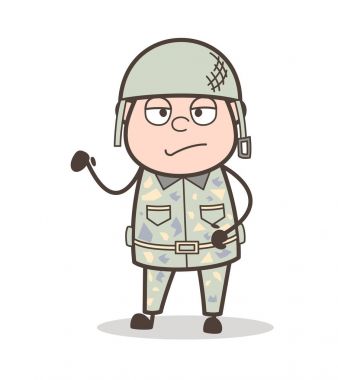 Çizgi film üzgün memur yüz ifade vektör çizim