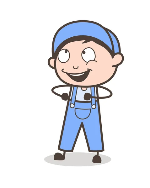 Cartoon grappige jongen dansen expressie vectorillustratie — Stockvector