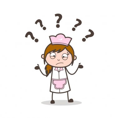 Karışık garson yüz çizgi film