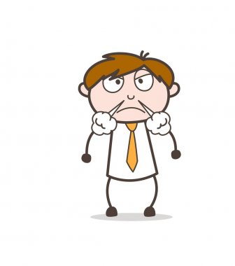 Agresif Office alt vektör