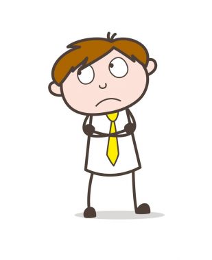 Düşünme iş çalışan vektör kavramı