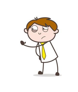 El yardım vektör kavramı için gösterilen bir adam