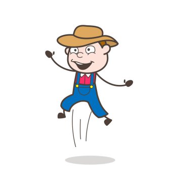 Çizgi film kovboy bir kitap vektör Illustration okuma