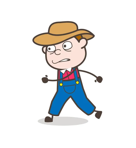 Cartoon Cowboy läsa en bok vektorillustration — Stock vektor