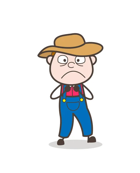 Cartoon Cowboy läsa en bok vektorillustration — Stock vektor