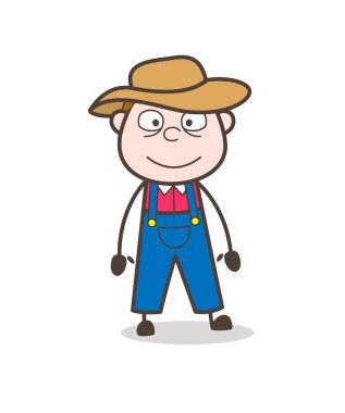 Çizgi film kovboy bir kitap vektör Illustration okuma