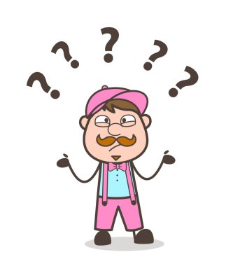 Karışık satıcı alt yüz ifade vektör