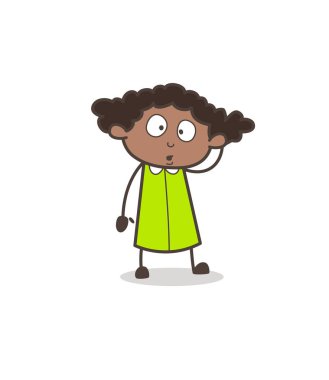 Şok kız yüz ifadesi