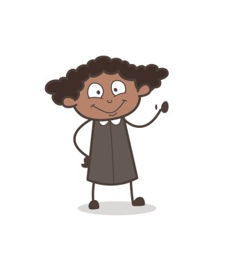 Gülümseyen genç kız yüz ifade vektör