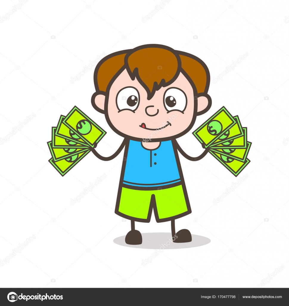 Resultado de imagen para un niño con dinero