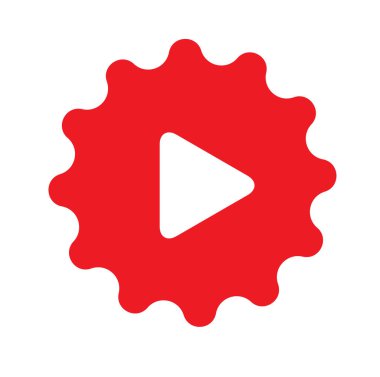 Teknik Video vektör düğmesini abone