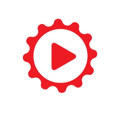 Teknik Video vektör düğmesini abone