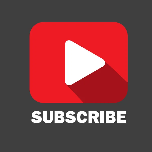 Teknik Video vektör düğmesini abone