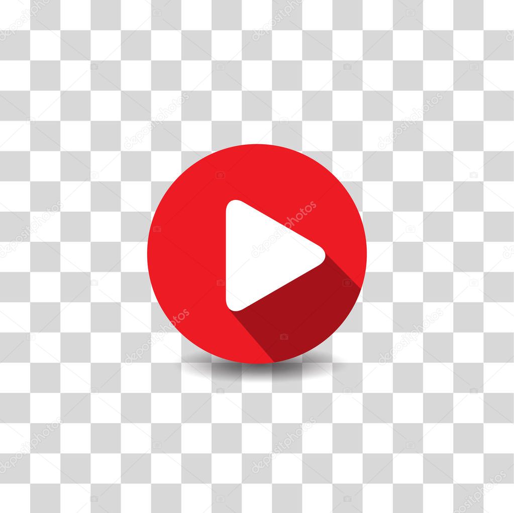 Technical Video Subscribe Vector Button