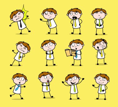 Yönetici - Konseptler kümesi Vektör illüstrasyonları