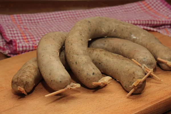 Three delicious sausage — Stock Photo, Image