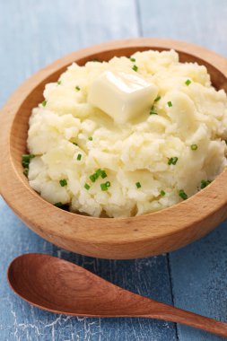 tereyağı erime ile patates püresi