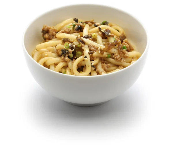 Dan dan noodles, chinese sichuan cuisine — Stock Photo, Image