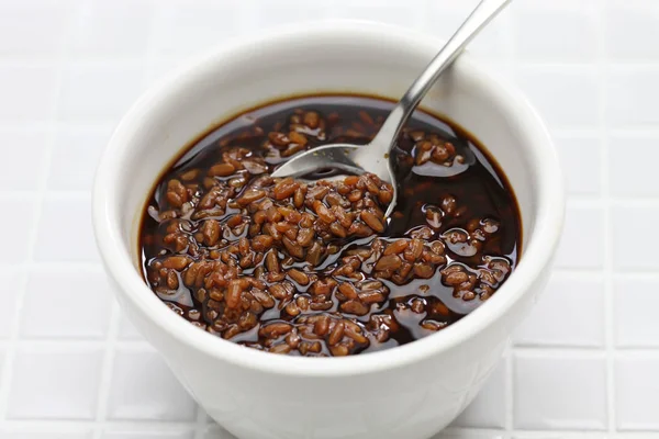 Shoyu koji, soy sauce rice malt, japanese condiment — Stock Photo, Image