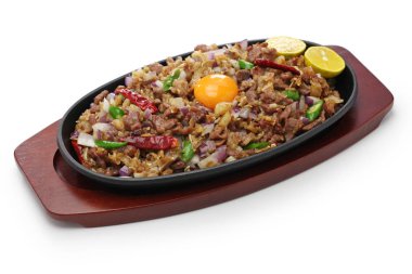 pork sisig, filipino cuisine clipart