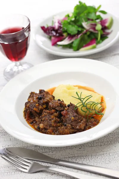 Peposo, tuscan peppered beef stew — Stock Photo, Image